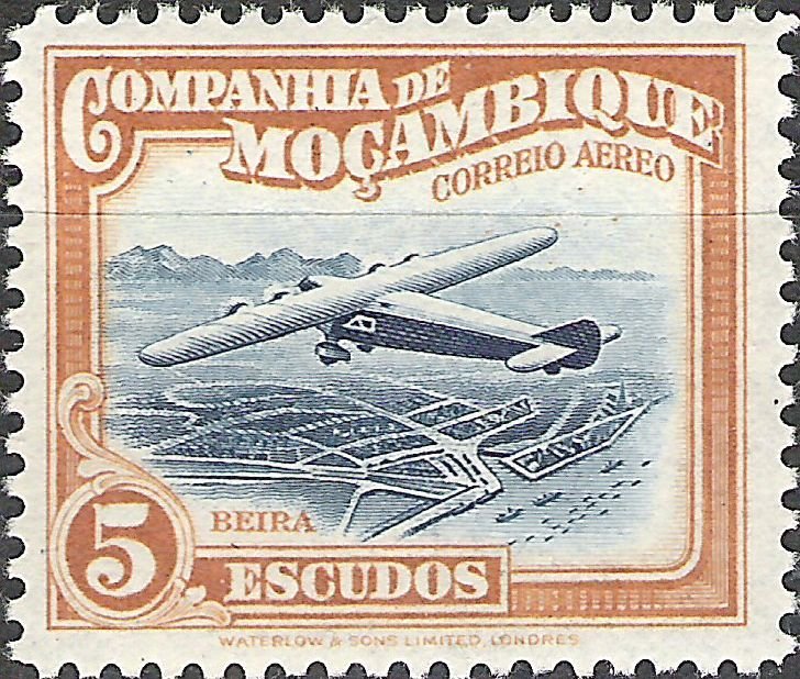 Airplane over Beira