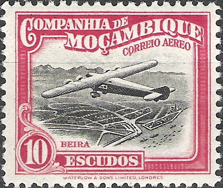 Airplane over Beira