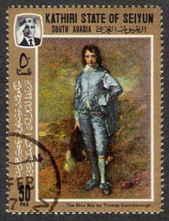 The blue boy by Thomas Gainsborough