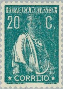 Stamp, Ceres, Portugal,  , Mythology, Gods and goddesses