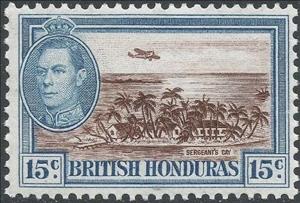 Stamp, Sergeants Cay, British Honduras,  , Aviation, Aircrafts