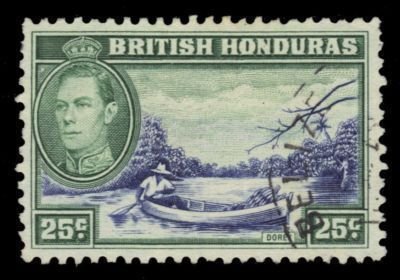 Stamp, Dory, British Honduras,  