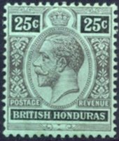 Stamp, Issues of 1913-1917, British Honduras,  