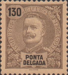 Stamp, King Carlos I., Portuguese Islands,  