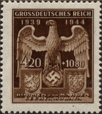 Coat of Arms of the German Empire and of Bohemia and Moravia