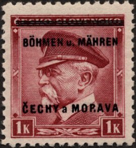 Stamp, Tomáš Garrigue Masaryk (1850-1937), president, Bohemia and Moravia,  , Heads of State, Государственный деятель