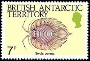 Stamp, (Serolis comuta), British Antarctic Territory (BAT),  