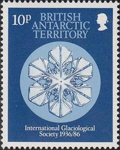 Stamp, Snowflakes, British Antarctic Territory (BAT),  