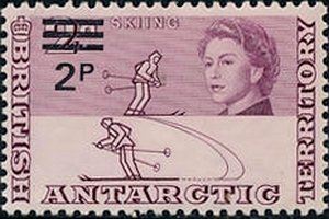 Stamp, Surcharged, British Antarctic Territory (BAT),  