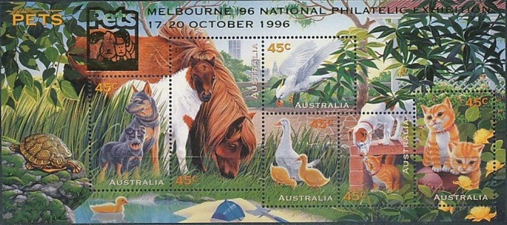 Melbourne '96 National Philatelic Exhibition - Pets