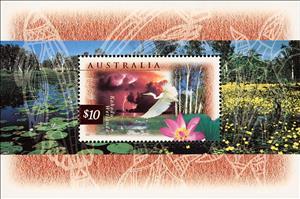 Souvenir Sheet, Fauna Minisheet, Australia,  , Birds