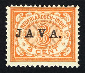 Stamp, Type `Vurtheim` (Overprinted `Java`), Netherlands East Indies,  , Numbers