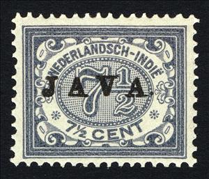 Stamp, Type `Vurtheim` (Overprinted `Java`), Netherlands East Indies,  , Numbers