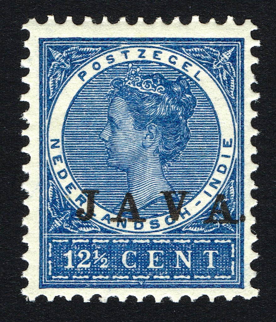 Queen Wilhelmina (Overprinted `Java`)