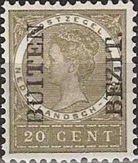 Queen Wilhelmina (Overprinted `Buiten bezit`)