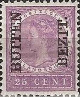 Queen Wilhelmina (Overprinted `Buiten bezit`)