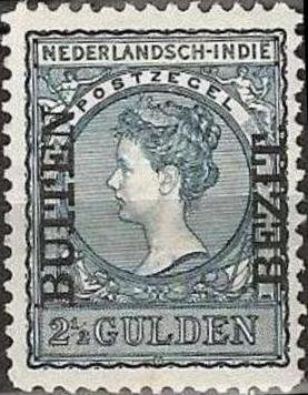 Queen Wilhelmina (Overprinted `Buiten bezit`)
