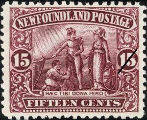 Stamp, Colony seal, Newfoundland,  
