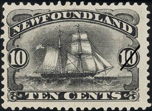 Stamp, Schooner, Newfoundland,  