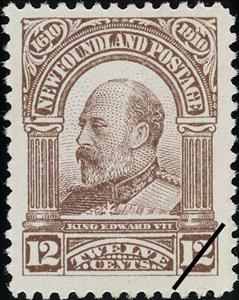 Stamp, King Edward VII, Newfoundland,  