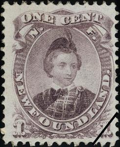 Stamp, Edward, Prince of Wales, Newfoundland,  