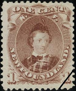 Stamp, Edward, Prince of Wales, Newfoundland,  