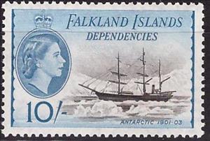 Stamp, Antarctic, Falkland Islands, Dependencies,  