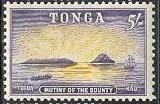 Stamp, Mutiny on the Bounty, Tonga,  