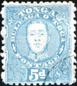 Stamp, King George II, Tonga,  