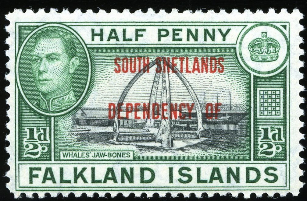 Overprinted in Red