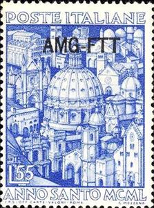 Stamp, Holy Year of Redemption, Italian colonies, territories and occupations,  