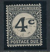 Stamp, Large Numeral, British Honduras,  