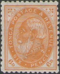 Stamp, Issues of 1886-1892, Tonga,  