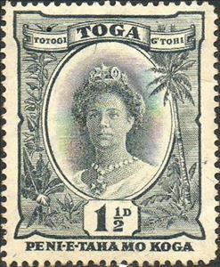 Stamp, Issue of 1920-1935, Tonga,  