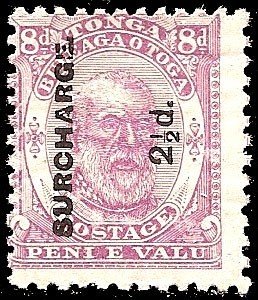 Surcharge in Blue,Black