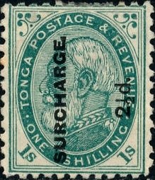 Surcharge in Blue,Black