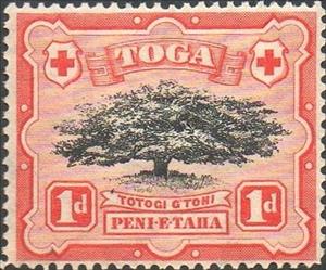 Stamp, Ovava Tree, Tonga,  