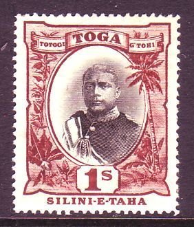 Stamp, King George II, Tonga,  