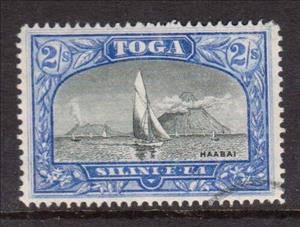 Stamp, View of Haabal, Tonga,  
