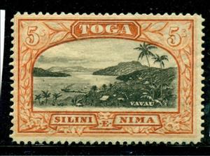 Stamp, View of Vavau, Tonga,  