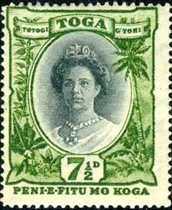 Stamp, Issue of 1920-1935, Tonga,  