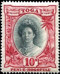 Stamp, Issue of 1920-1935, Tonga,  