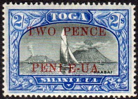 Surcharge in Blue,Red