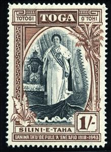 Stamp, Accession Anniversary, Tonga,  