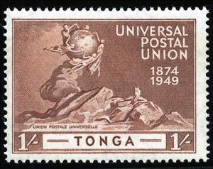 Stamp, Monument, Bern, Tonga,  