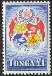 Stamp, Arms of Tonga, Tonga,  