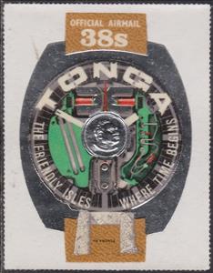 Stamp, Where time begins, Tonga,  