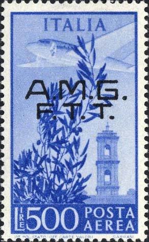Stamp, Airplane and Tower of Campidoglio, Italian colonies, territories and occupations,  , Towers, Aircrafts