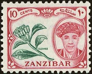 Stamp, Cloves, Zanzibar,  , Flowers, Plants (Flora), People