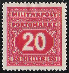 Stamp, Digit subscription, Austrian Occupation of Bosnia and Herzegovina,  , Numbers
